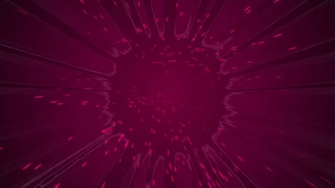 Fy through infinite 3D tunnel vortex with red flaming walls. Can easily loop Video stock 75453815