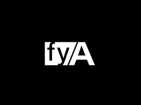 FYA Logo and Graphics design vector art, Icons isolated on black background Stock Illustration