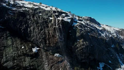 Fyresdal mountain falls Video stock 239267168