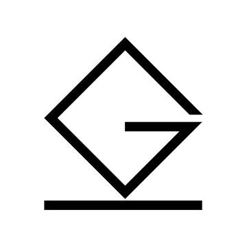 G abjad logo Stock Illustration