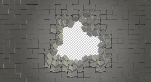 G-breaking.wall-10 Stock Illustration