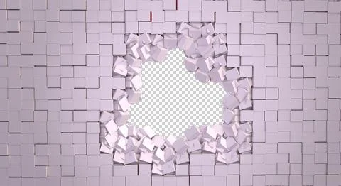 G-breaking.wall-7 Stock Illustration