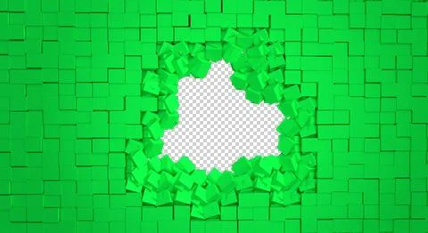 G-breaking.wall- 	four Stock Illustration