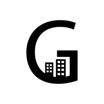 G building logo 스톡 일러스트