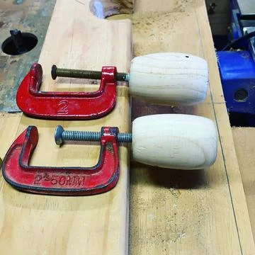 G Clamps 库存照片