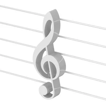 G Clef Illustrazione stock