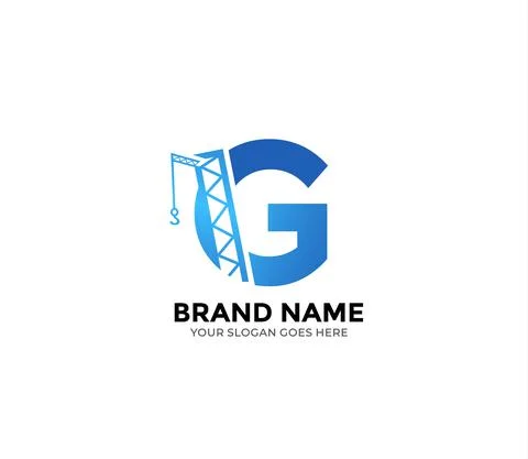 G construction Logo Design Concept Stock-Illustration