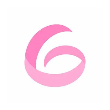 G, Gb, G pink initials geometric logo and vector icon Stock Illustration