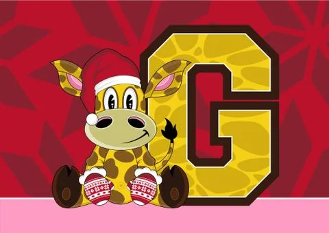 G is for Giraffe - Alphabet Learning Illustration Stock-Illustration