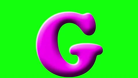G letter abc bounce alphabet Stock Footage 237798480