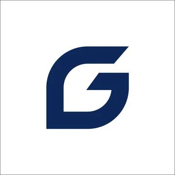 G Letter Abstract Vector Logo Design Template. Creative Typographic Concept I Stock Illustration