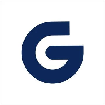 G Letter Abstract Vector Logo Design Template. Creative Typographic Concept I Stock Illustration