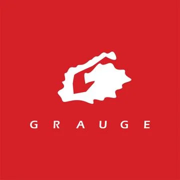G letter doodle icon vector concept design in red background  template Stock Illustration