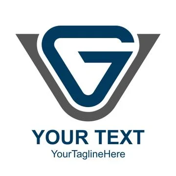 G letter logo design vector illustration template, G letter logo vector, crea Stock Illustration