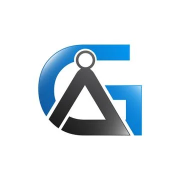 G letter logo design vector illustration template, G letter logo vector, crea Stock Illustration