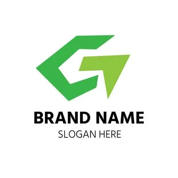 G letter logo design vector template on white background イラスト素材