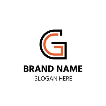 G letter logo design vector template on white background Stock-Illustration
