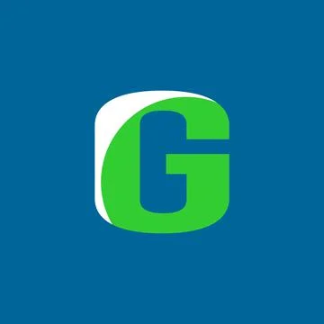 G letter logo vector illustration. G Lettermark simple iconic logo design Stock Illustration