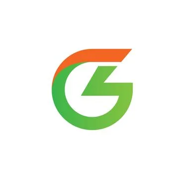 G letter thunderbolt icon vector concept design template Stock Illustration