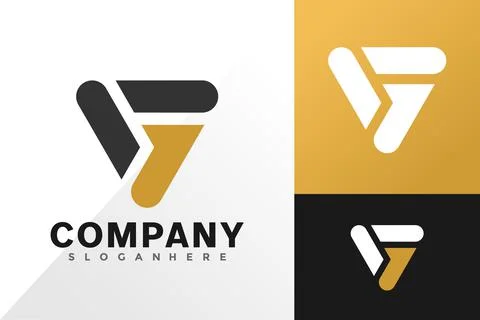 G letter triangle logo vector design. Abstract emblem, designs concept, logos Stock Illustration