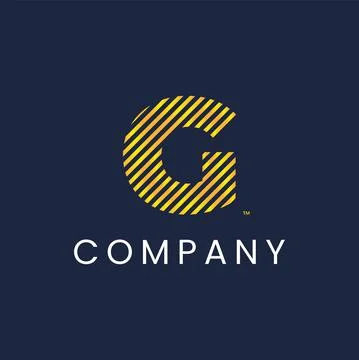 G Line Letter Logo Stock Illustration