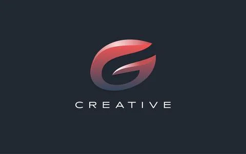 G Logo Design Vector with Creative Modern Design Shape and Vibrant Colors Stock-Illustration