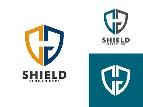 G logo for shield flat logo template. Shielding vector logo Stock Illustration