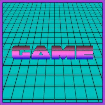 G A M E Stock Illustration