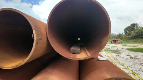 G0026BayPipePushinSlowmoton Video stock 340199838