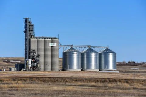 G3 Swift Current grain elevator in Saskatchewan, Canada Stock Photos