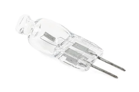 G4 halogen bulb on white background Stock Photos