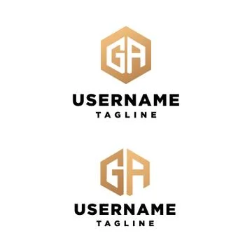 GA LOGO Stock Illustration