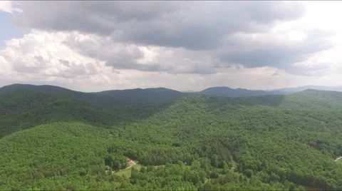 Ga Mountain High Rotation Stock Footage 66856644