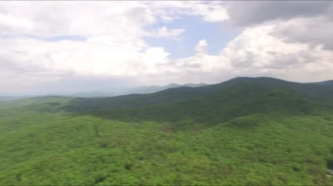 Ga Mountain High Rotation Stock Footage 66856713