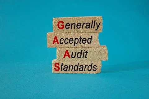 GAAS- generally accepted audit standards symbol. Stock Photos