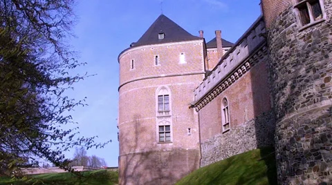 Gaasbeek Castle. Stock Footage 36504864