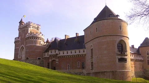 Gaasbeek Castle. Stock Footage 36505981