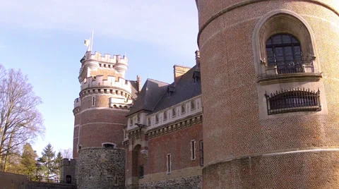 Gaasbeek Castle. Stock Footage 36567935