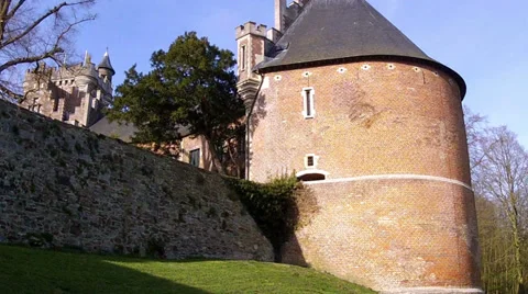 Gaasbeek Castle. Stock Footage 36607799