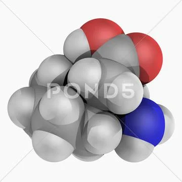 Gabapentin drug molecule Stock Illustration