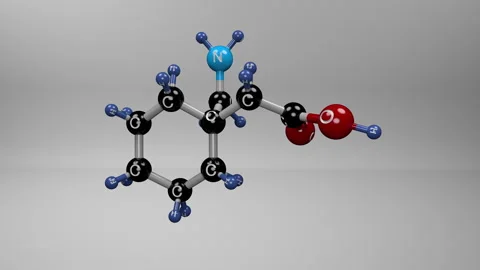 Gabapentin molecule. Stock Footage 303373677