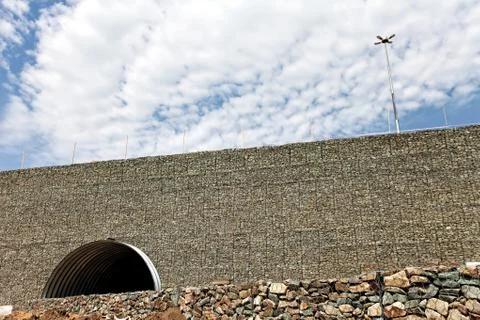 Gabions Foto stock