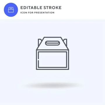 Gable icon vector, filled flat sign, solid pictogram isolated on white, logo イラスト素材