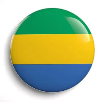 Gabon flag Stock Illustration