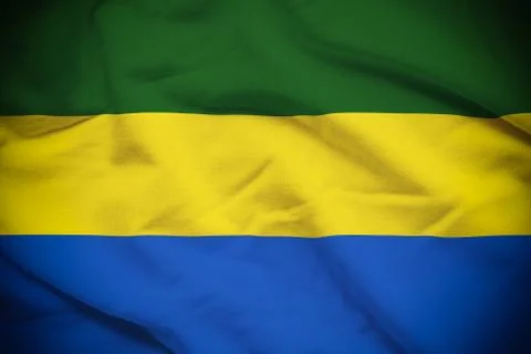 Gabon Flag Stock Photos