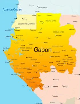 Gabon Stock Illustration