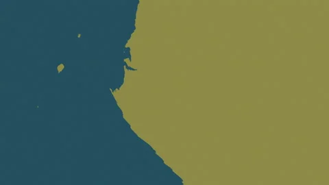 Gabon map - drive. Shadow. Pattern. Stock Footage 148191007