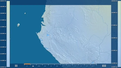 Gabon - solar radiation, raw data Stock Footage 92160897