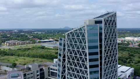 Gaborone, Botswana BDC Drone Video 03 Video stock 134552576