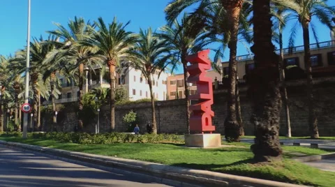 Gabriel Roca - Palma Main Boulevard Stock Footage 49882480